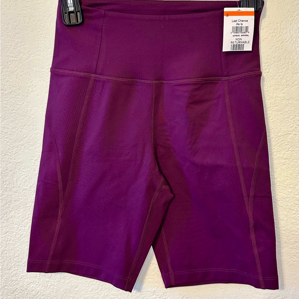 Girlfriend Collective Deep Purple Bike Shorts